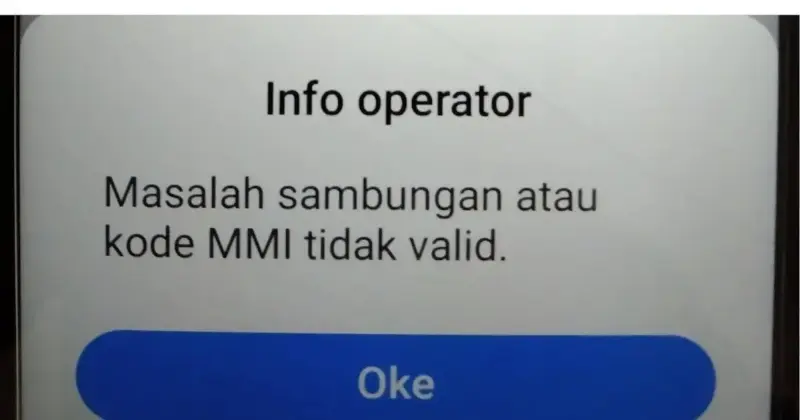 Cara Mengatasi Kode MMI Tidak Valid