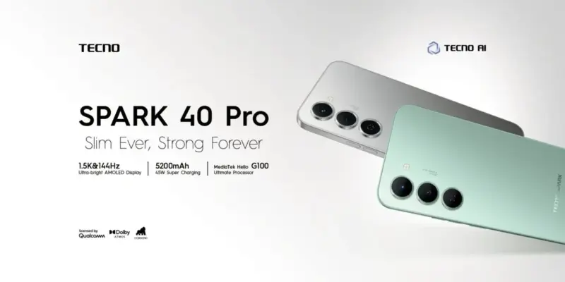Spesifikasi Tecno Spark 40 Pro