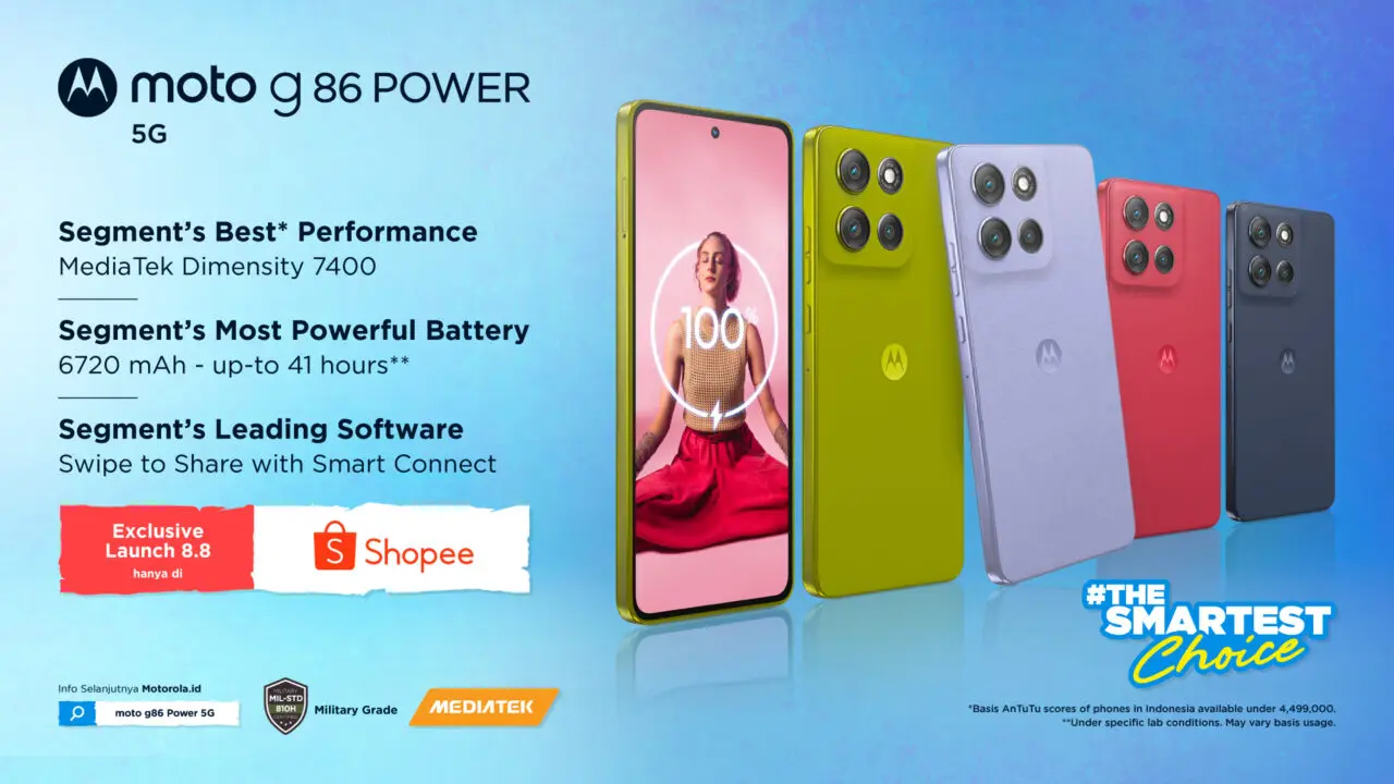 Motorola Akan Luncurkan Smartphone Tangguh Berbasis AI dan Baterai Ekstrem