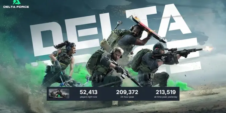Delta Force Breaks New Record on Steam