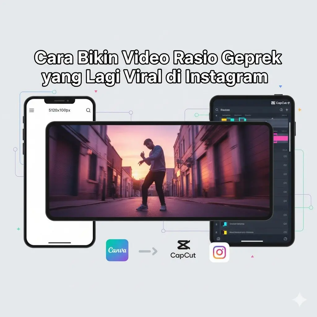 Cara Bikin Video Rasio Geprek yang Lagi Viral di Instagram