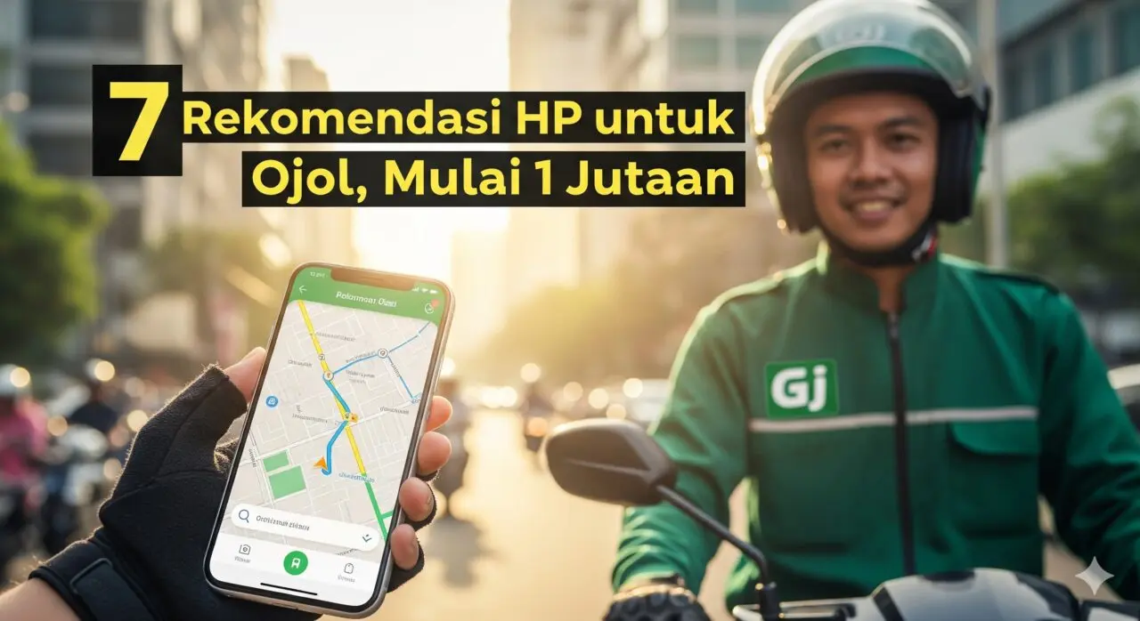 7 Rekomendasi HP untuk Ojol, Mulai 1 Jutaan