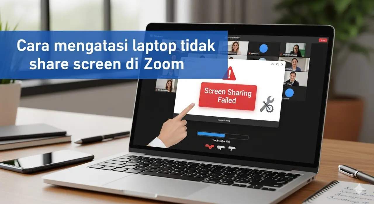 Cara Mengatasi Laptop Tidak Bisa Share Screen di Zoom