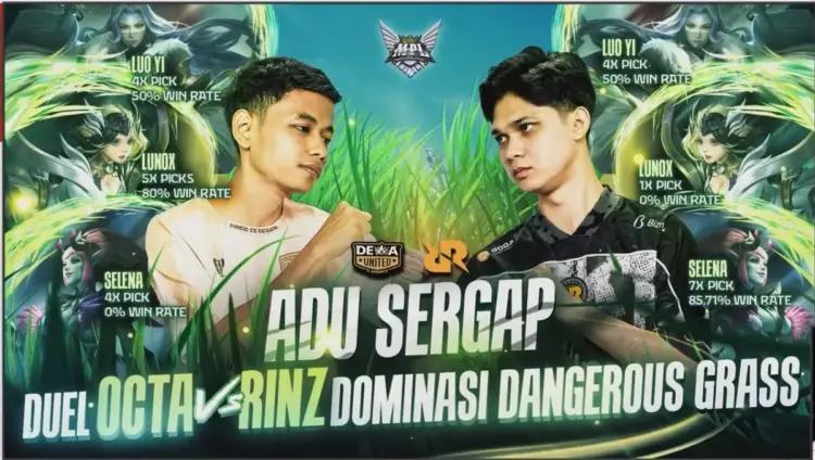 Hasil MPL ID S16 DEWA United vs RRQ Hoshi