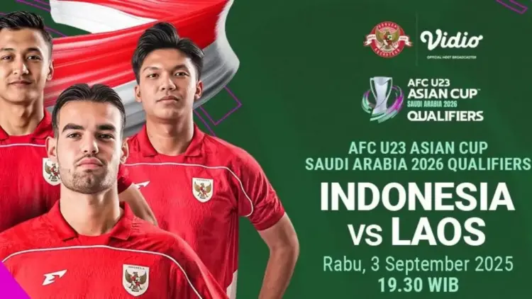 Link Live Streaming Indonesia vs Laos Piala Asia U-23