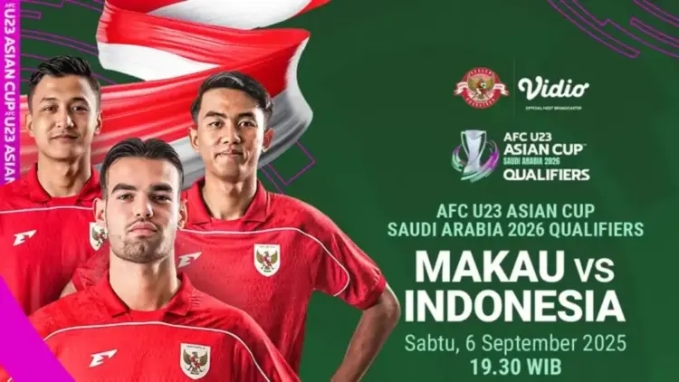 Link Live Streaming Indonesia vs Makau Piala Asia U-23