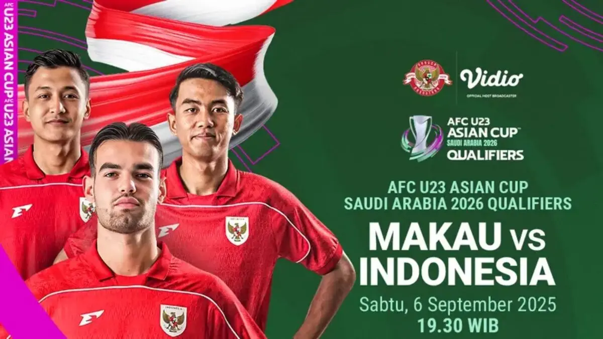 Link Live Streaming Indonesia vs Makau Piala Asia U-23 2025