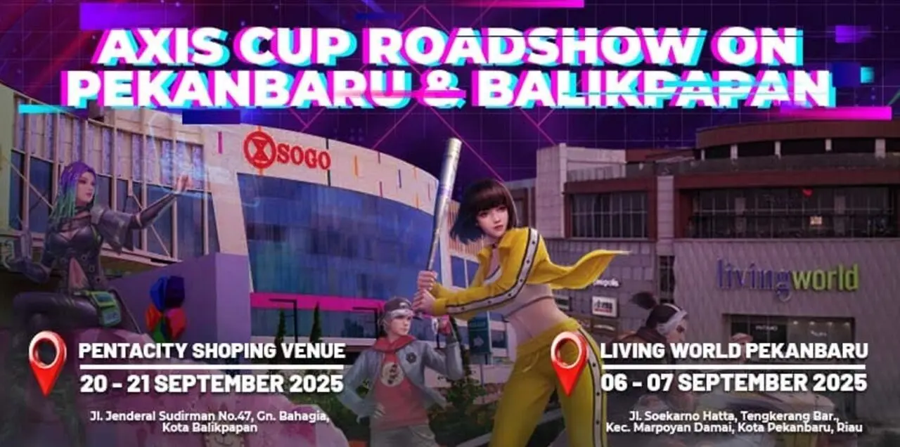 AXIS CUP 2025 Sambangi Pekanbaru & Balikpapan, Dukung Esports dan Kreativitas Anak Muda 3 AXIS CUP 2025 Sambangi Pekanbaru & Balikpapan, Dukung Esports dan Kreativitas Anak Muda
