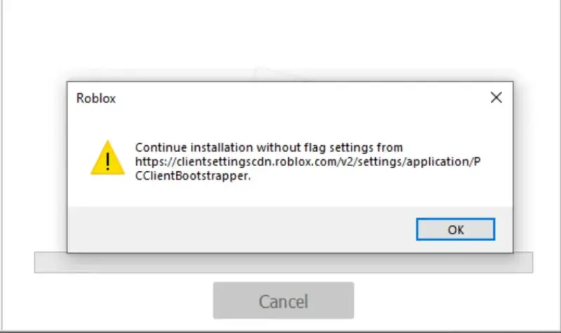 Cara Mengatasi Continue Installation Without Flag Settings Roblox 2