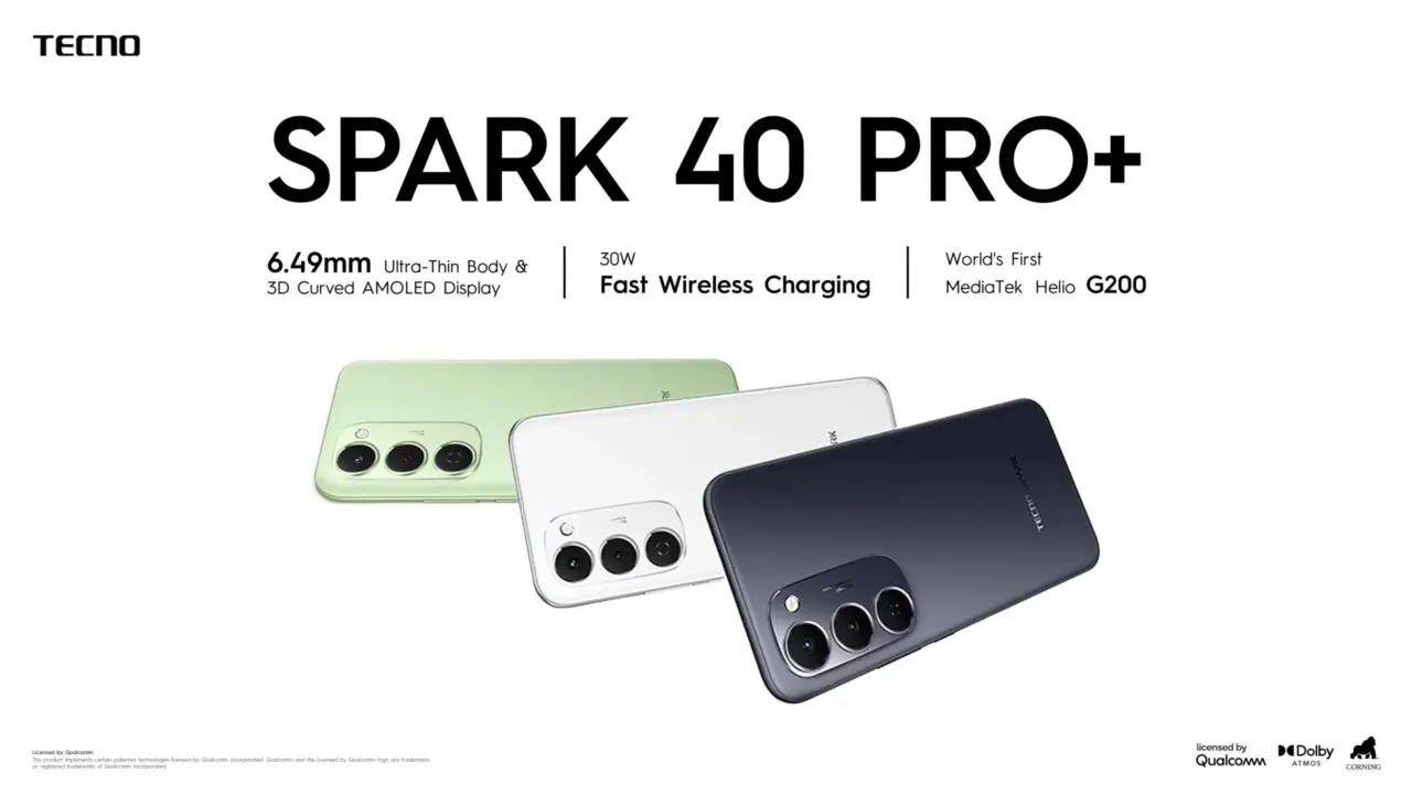 Spesifikasi & Harga Tecno Spark 40 Pro+