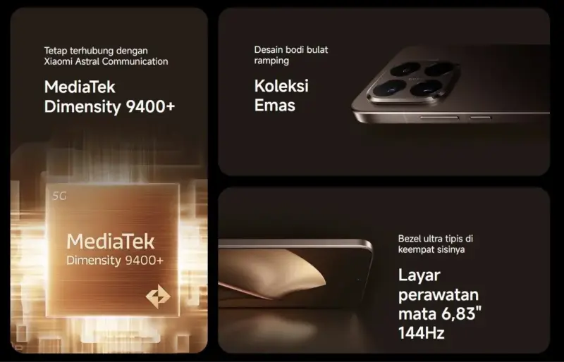 Spesifikasi & Harga Xiaomi 15T Pro