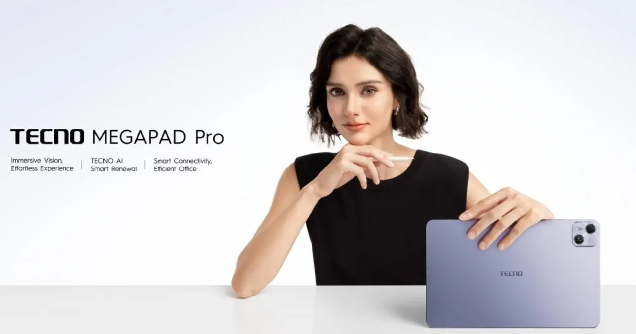 Spesifikasi Tecno Megapad Pro, Tablet AI dengan Baterai Besar
