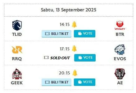 Jadwal Mpl Id S16 Week 4