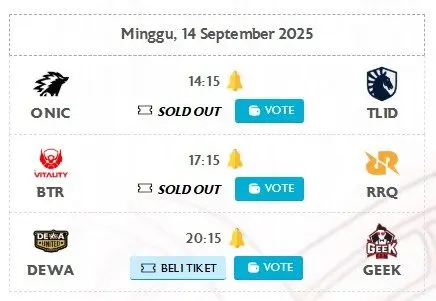 Jadwal Mpl Id S16 Week 4