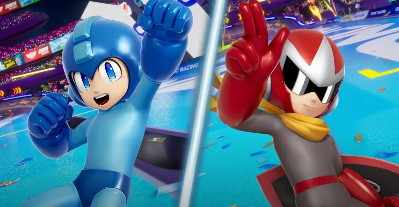 Mega Man Sonic Racing 1