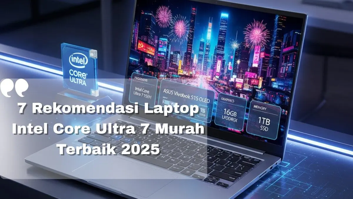 7 Rekomendasi Laptop Intel Core Ultra 7 Murah Terbaik 2025