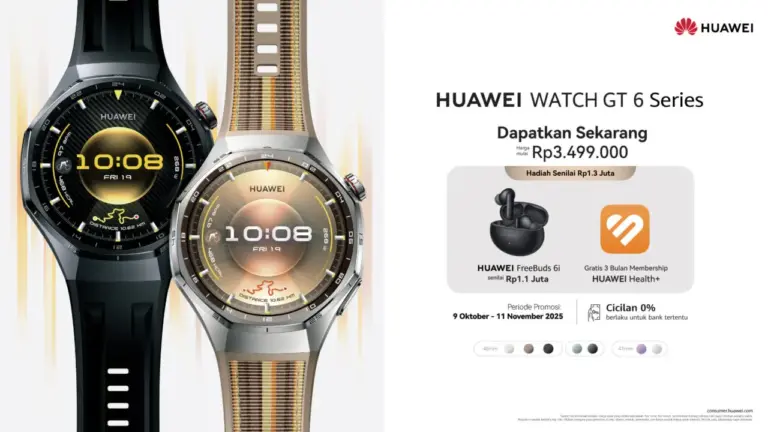 HUAWEI WATCH GT 6 Series Diluncurkan: Perpaduan Fashion, Teknologi, dan Daya Tahan Maksimal