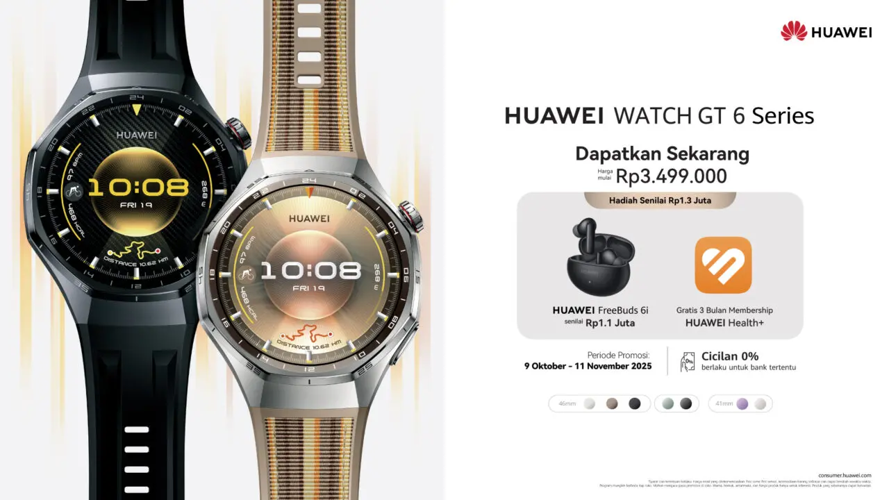 HUAWEI WATCH GT 6 Series Diluncurkan: Perpaduan Fashion, Teknologi, dan Daya Tahan Maksimal