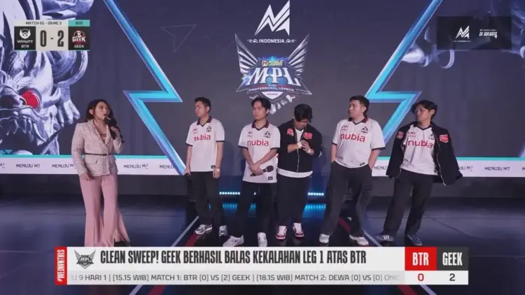 Hasil MPL ID S16 Bigetron by Vitality vs Geek Fam
