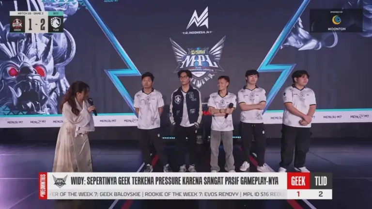 Hasil MPL ID Season 16 Geek Fam vs Team Liquid ID 6 Hasil MPL ID Season 16 Geek Fam vs Team Liquid ID
