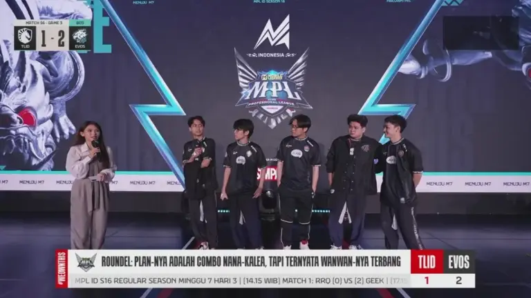 Hasil MPL ID Season 16 Team Liquid ID vs EVOS Esports 4 Hasil MPL ID Season 16 Team Liquid ID vs EVOS Esports