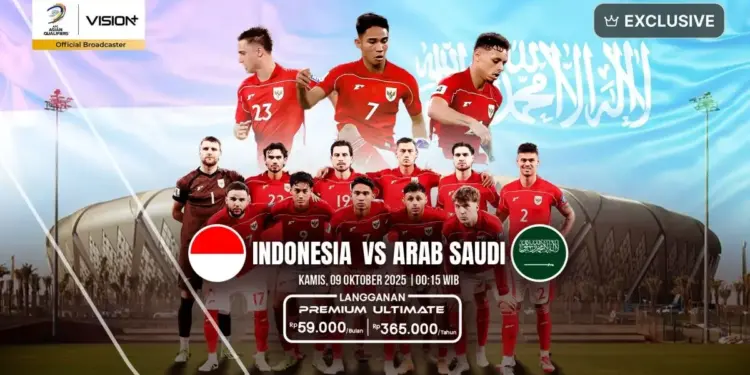 Link Live Streaming Indonesia vs Arab Saudi