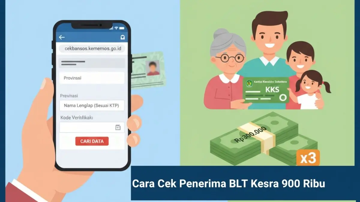 Cara Cek Penerima BLT Kesra Oktober-Desember di HP
