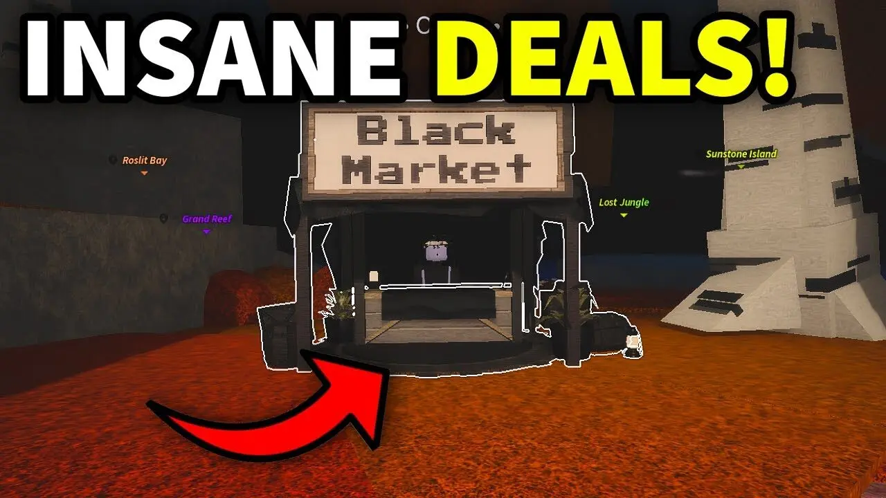 Cara Mengakses Black Market Fisch Roblox dan Mendapatkan Item Langkanya!