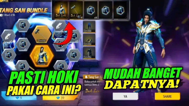 Cara Mendapatkan Bundle Tang San Ff 1