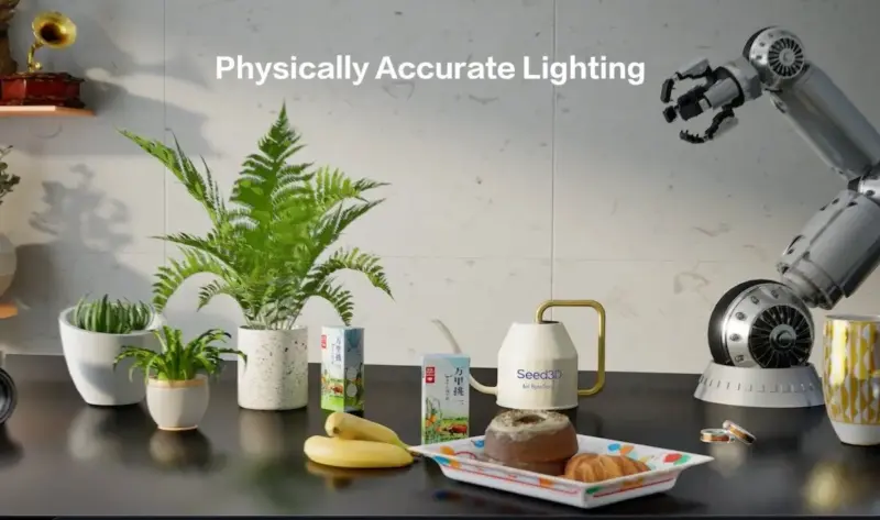 AI ByteDance 3D Ultra-Realistis Seed3D 1.0