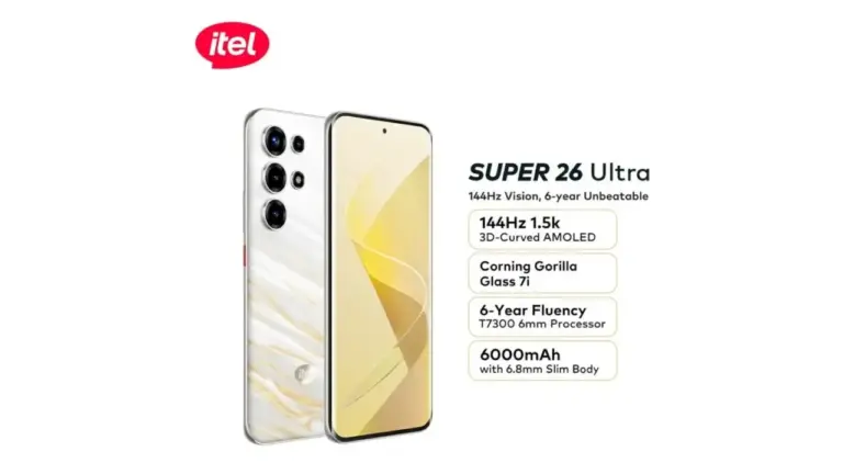Spesifikasi & Harga itel S26 Ultra 6 Spesifikasi & Harga itel S26 Ultra