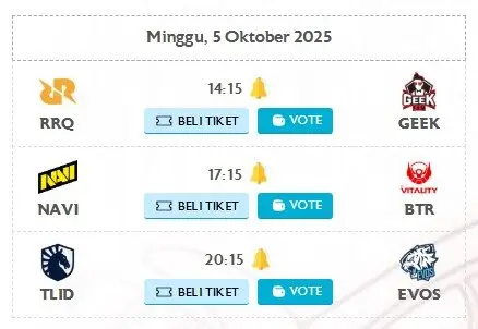Jadwal Mpl Id S16 Week 7