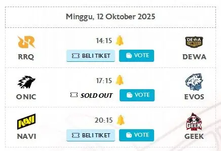 Jadwal MPL ID S16 Week 8