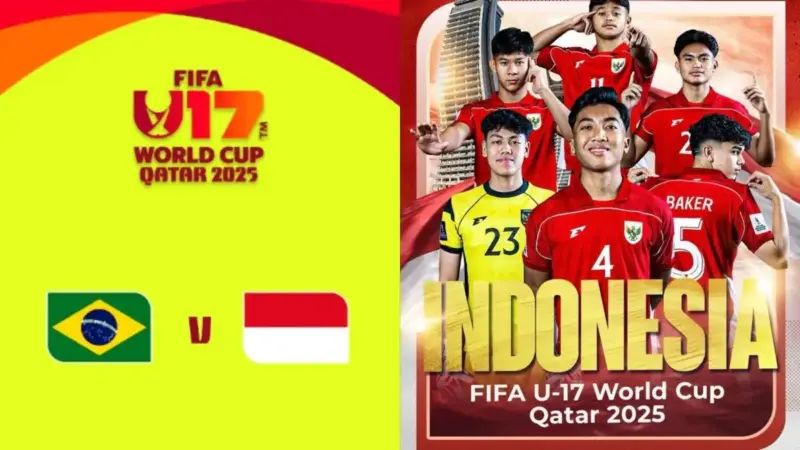 Link Live Streaming Brazil vs Indonesia Piala Dunia U-17 2025