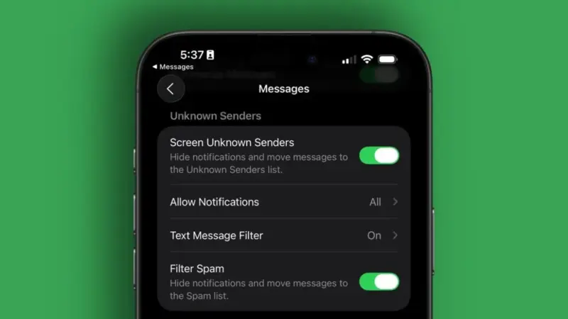 Cara Melihat Pesan yang Sudah Disaring di iOS 26 Fitur Filter pesan