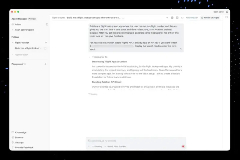 Google Resmi Rilis Antigravity, Platform Agen Koding Didukung Gemini 3 Pro