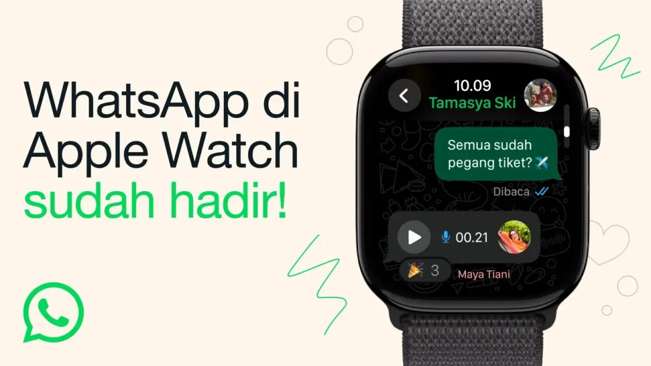 Akhirnya! WhatsApp Apple Watch Resmi Rilis dengan Fitur Lengkap