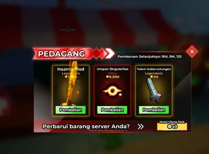 Jenis Rod Roblox Fish It