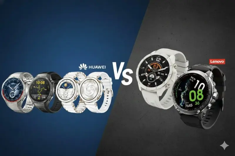 Perbandingan Lenovo Watch GT Pro vs Huawei Watch GT 5 