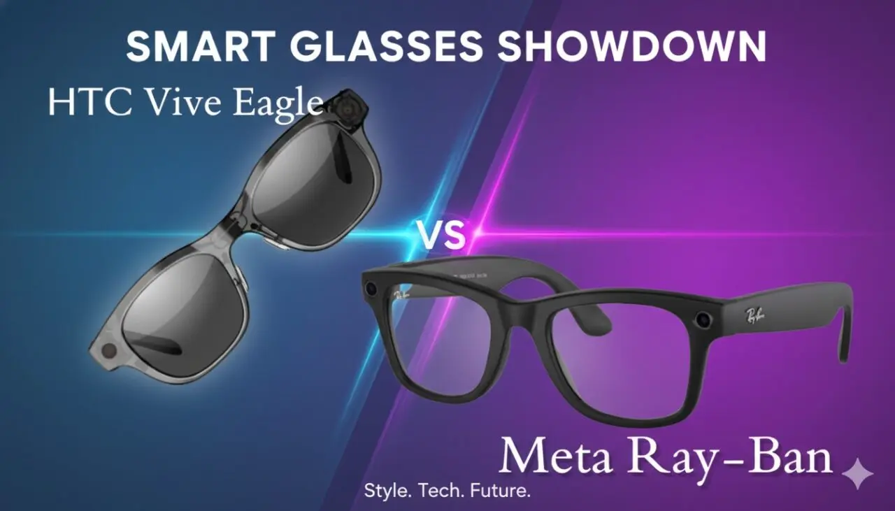 HTC Vive Eagle vs Meta Ray-Ban, Mana yang Lebih Baik?