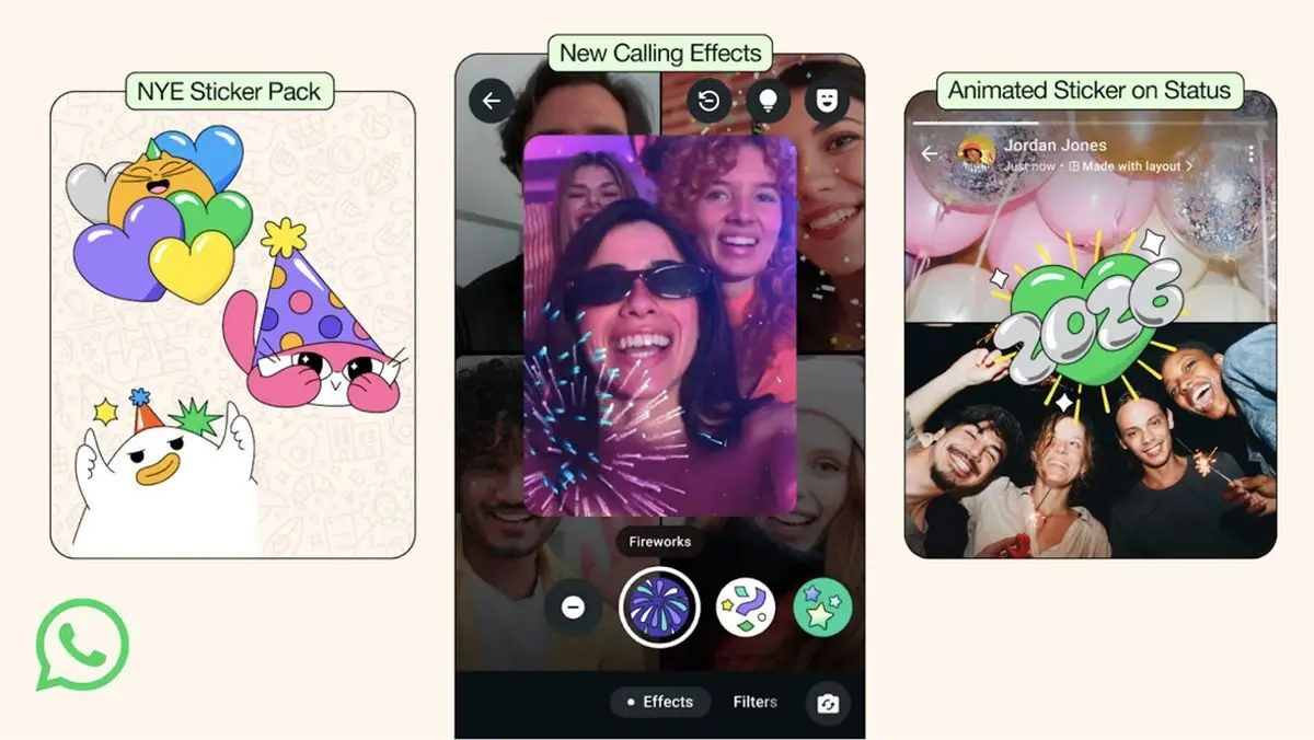 WhatsApp Luncurkan 4 Fitur Baru Edisi Tahun Baru 2026, Ada Animasi Kembang Api!