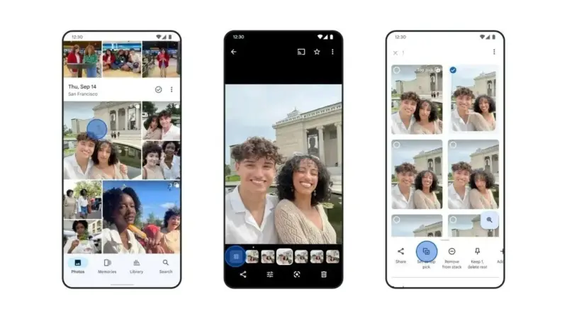 Fitur AI Photo Stacks di Google Photos