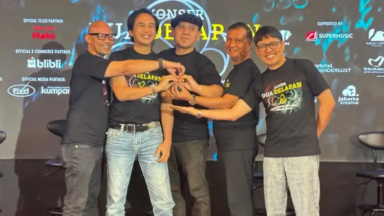 Press Conference Konser Dua Delapan Padi Reborn/Ivan Two Putra (VOI)