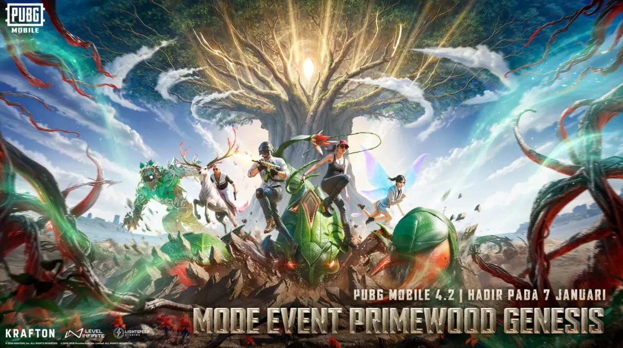 PUBG MOBILE Awali 2026 dengan Update 4.2: Primewood Genesis dan Sistem Ranked Baru