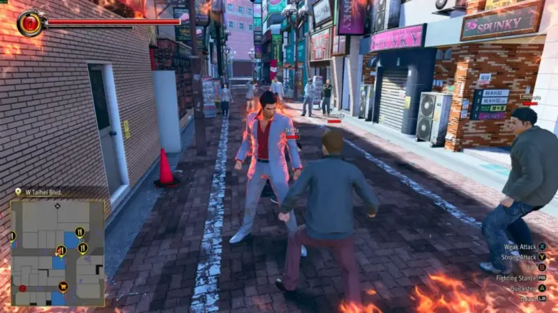 Adegan Pertarungan Dalam Game Yakuza Kiwami 3 & Dark Ties