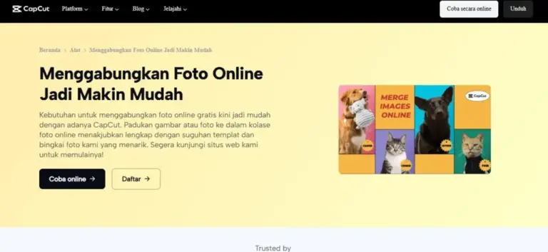 Cara Gabung 2 Foto Jadi 1 Online dengan CapCut Praktis dan Gratis