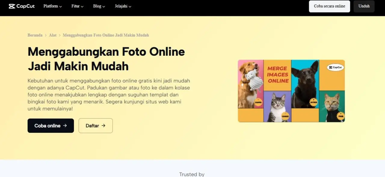 Cara Gabung 2 Foto Jadi 1 Online dengan CapCut Praktis dan Gratis