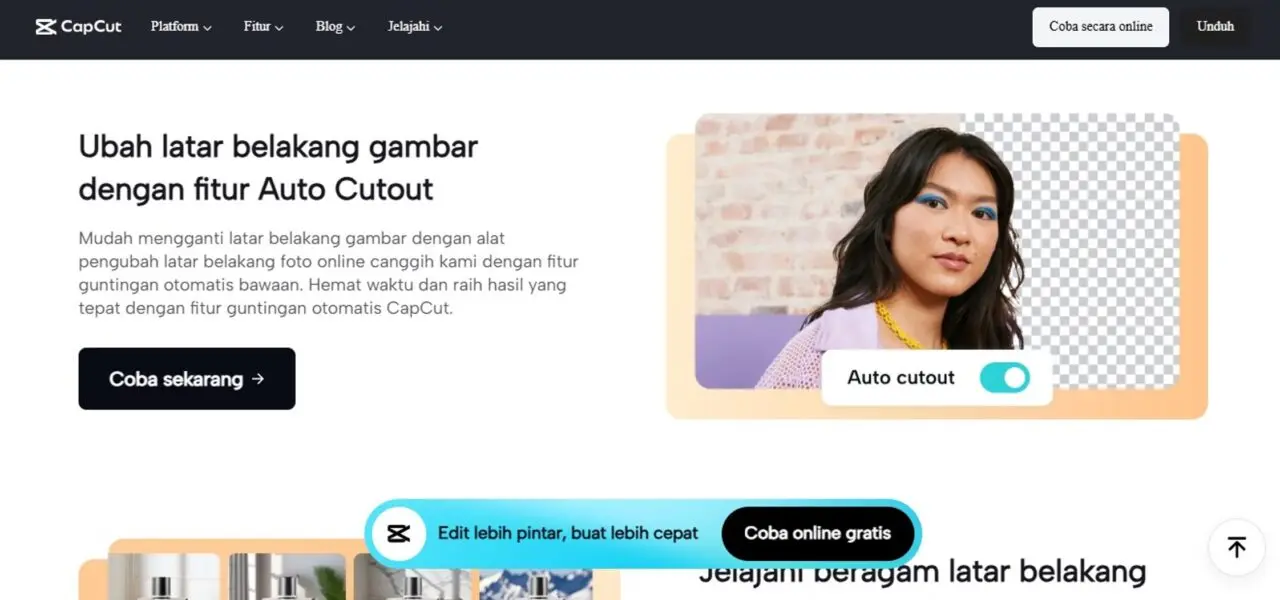 Cara Mudah Ganti Latar Belakang Foto dengan CapCut