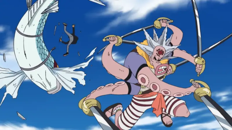 Hatchan | pendekar pedang di one piece dengan teknik unik