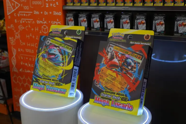 AKG Entertainment Perkenalkan Starter Deck ex Baru Berisi Pokémon Evolusi Mega ex